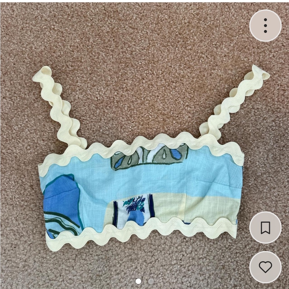 Zaco Blue Crop Top